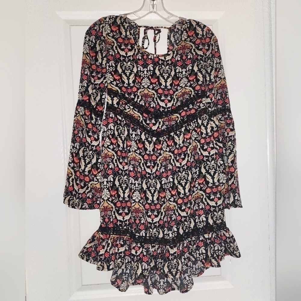 ❤️ 3 For 15 Band of Gypsies floral boho dress size small